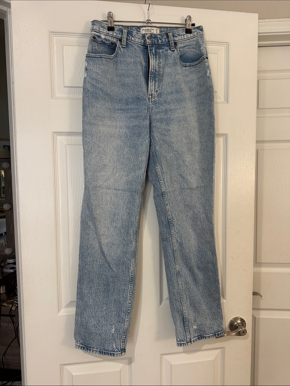 Abercrombie & Fitch Ultra High-Rise Light Wash Women's Jeans